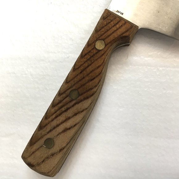 Carvel Hall Stainless Molybdenum Steel Butchers  Meat Cleaver Japan - Picture 10 of 14